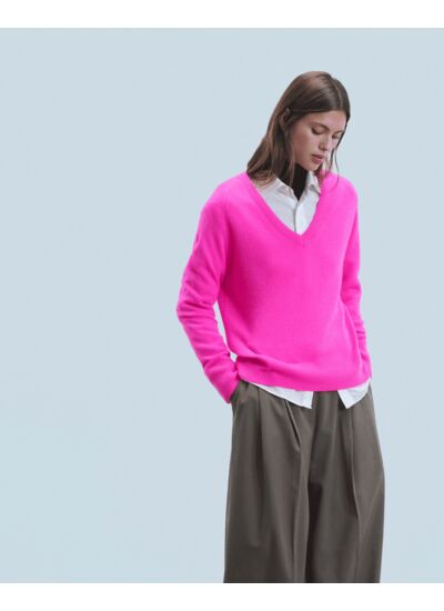 Pull Col V Oversize Léger