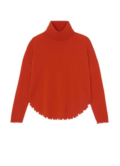 Pull Mavis Pull Cachemire Col Roulé Liquette, 2 fils