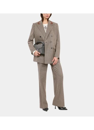 Veste Tailleur À Carreaux Vichy Femme
