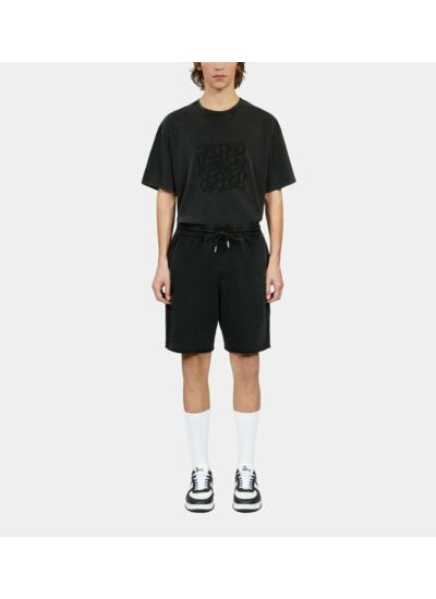 Short Noir En Coton Homme