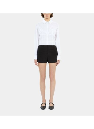 Chemise A Manches Longues Detail Bustier Femme