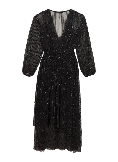 Robe longue à sequins