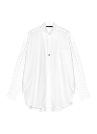 Chemise oversize en popeline