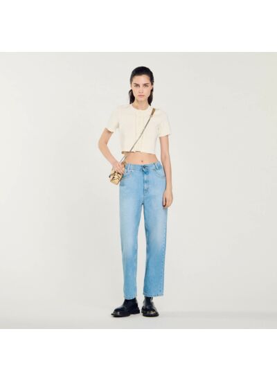 Jean droit taille basse