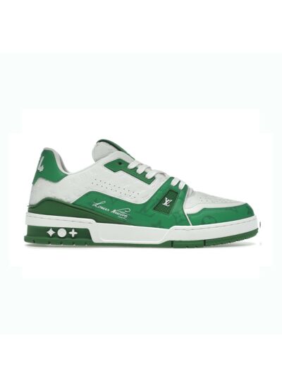 Louis Vuitton Trainer #54 Signature Green White