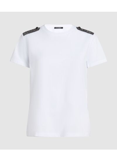 BOUCLE DETAIL T-SHIRT