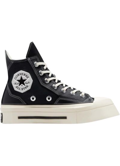 Chuck 70 De Luxe Squared Hi Black/Black