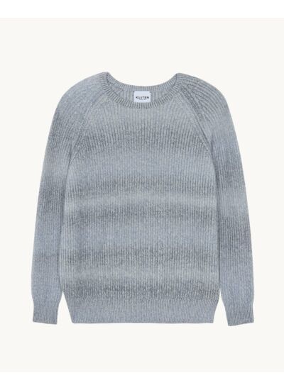 Pull Doron Space Dye gris chiné