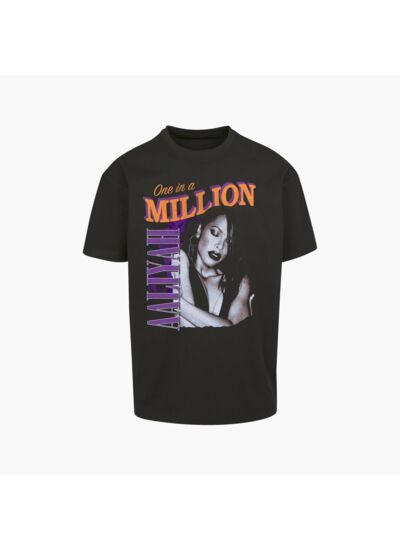 T-Shirt Aaliyah One In A Million Noir