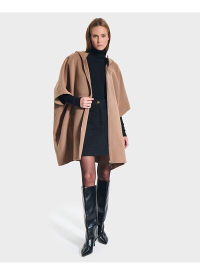 Cape Celestine Camel en Laine