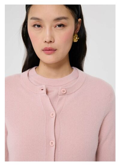 Gilet Guido-Vieux Rose en Cachemire