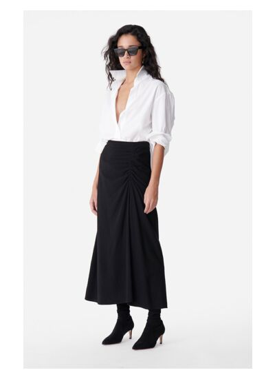 Jupe Calyp En Viscose et Lin