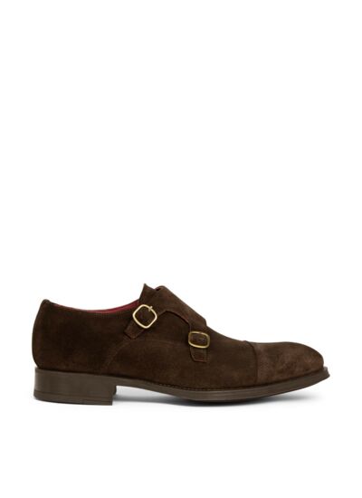Boucles SHELTON Daim Marron