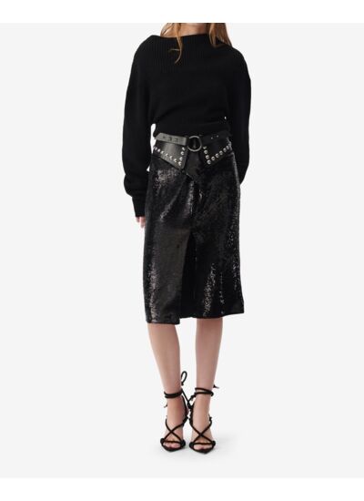 Jupe Midi À Sequins