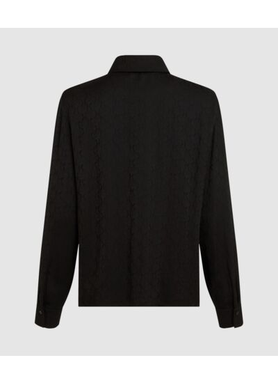 K JACQUARD BOW BLOUSE