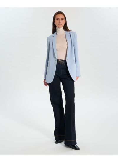 Veste Victorina Bleu Ciel en Polyester