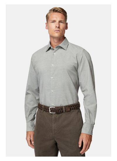 Chemise En Velours De Coton Regular Fit