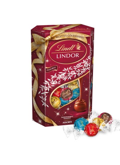 LINDOR CORNET ASSORTI RECETTES GOURMANDES 562G
