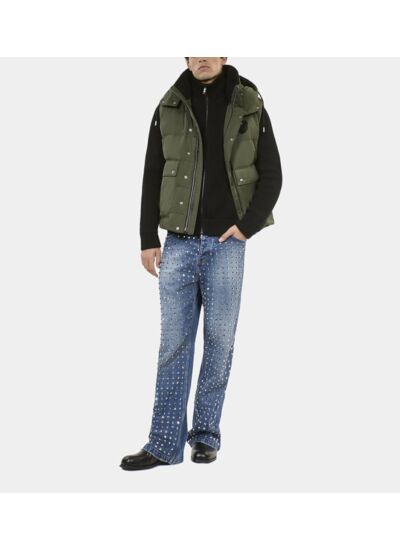 Doudoune Sans Manches Kaki Homme