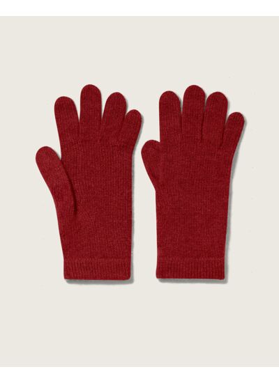 Gants femme - Accessoire - ROUGE CRANBERRY