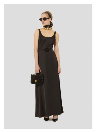 Robe Ruben-Noir en Polyester
