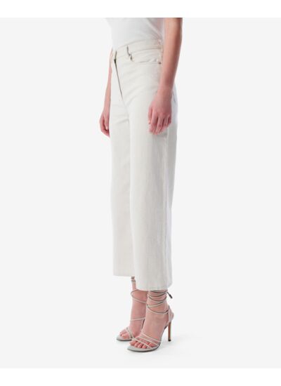 Jean Cropped Taille Haute Martine