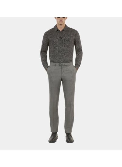 Chemise Imprimé Cœurs Noir Et Blanc Homme