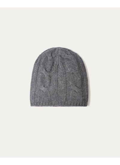 Bonnet LONA Bonnet cachemire uni torsadé