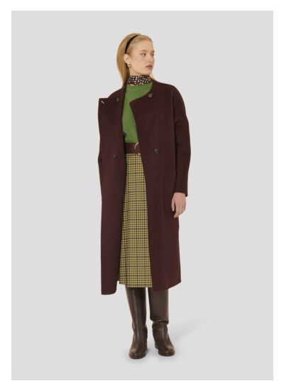 Manteau Mara-Figue en Laine