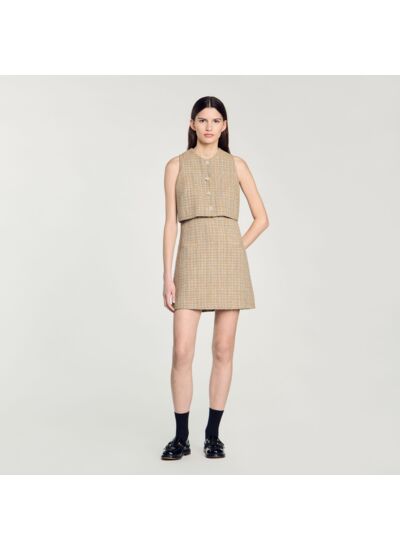 Robe en tweed