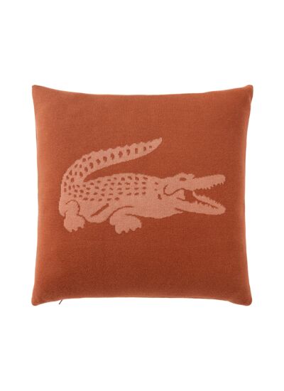 Lacoste - Housse de coussin en coton vert, L Reflet