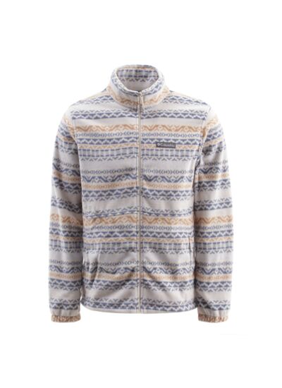 Granite Mountain Printed Fleece Jacket Blanc