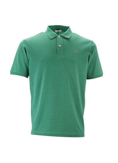 Polo à manches courtes en maille piquée vert