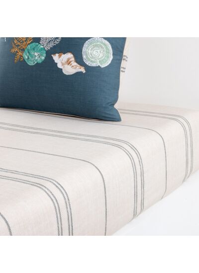 Olivier Desforges - Drap housse en percale de coton beige, Archipel