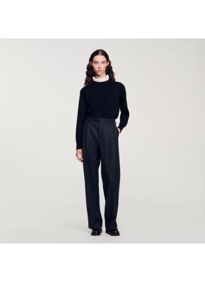 Pantalon de costume strassé