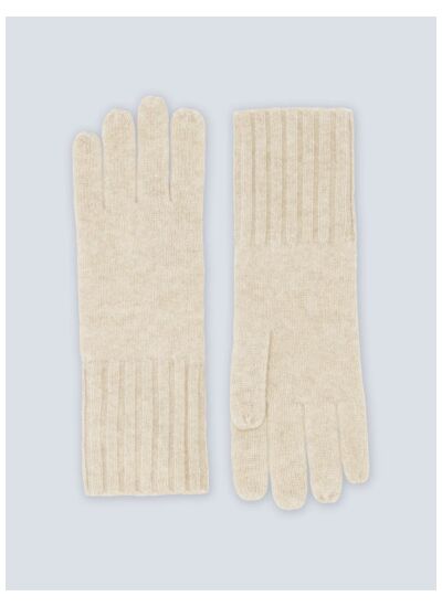 Gant cachemire BEIGE CHINE