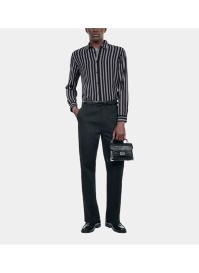 Chemise Avec Imprimé Pied De Poule Homme