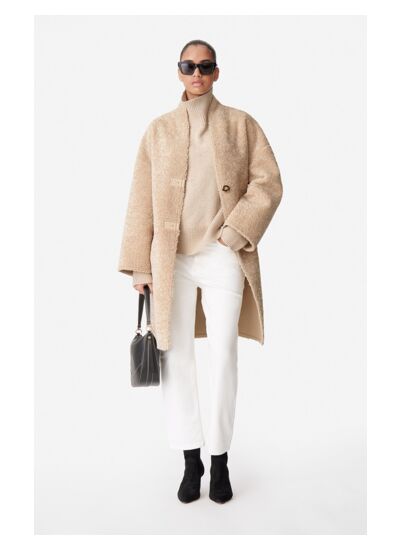 Manteau Duran En Polyester Mélangé