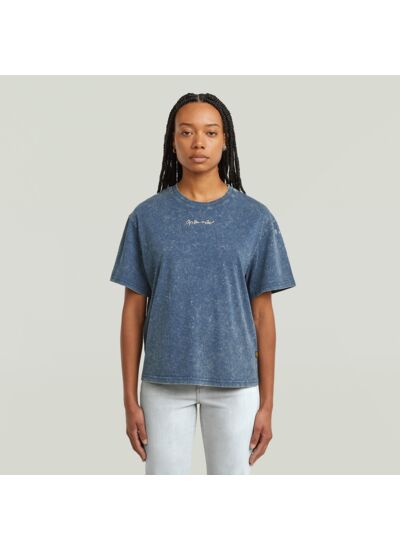 T-shirt Washed G-Script
