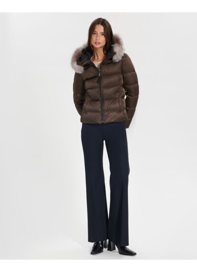 Doudoune Daly Chocolat en Polyester