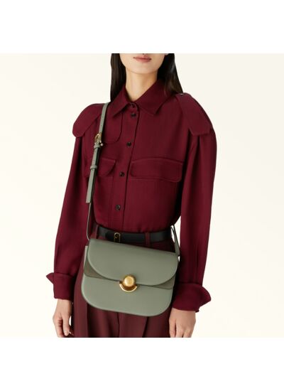 FURLA SFERA S CROSSBODY ROUND - VITELLO ROMA+SUEDE
