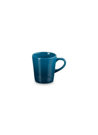 Tasse espresso V 100ml en céramique deep teal