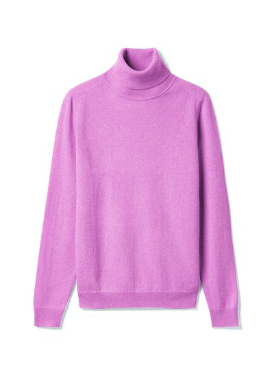 Pull col roulé classique - Femme - ROSE LOUKOUM
