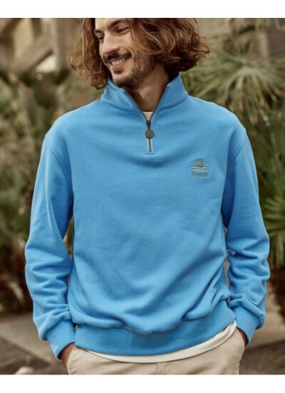 Sweat bleu azur