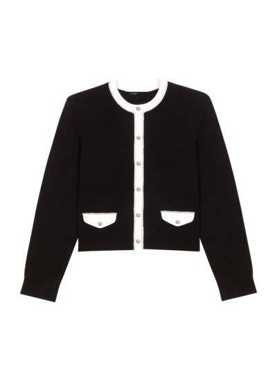 Cardigan avec détail de strass