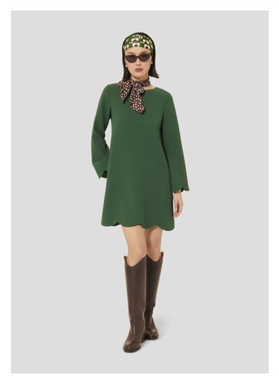 Robe Ruoda-Vert en Polyester