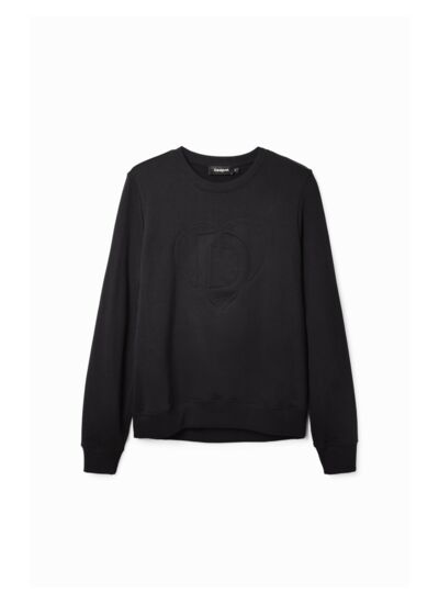 Sweat-shirt imagotype relief