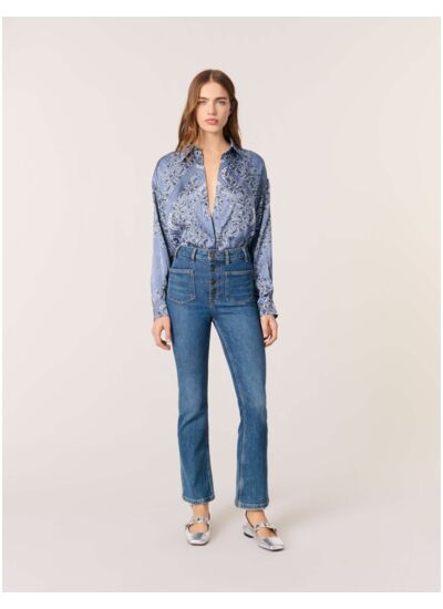 Chemise fluide imprimée