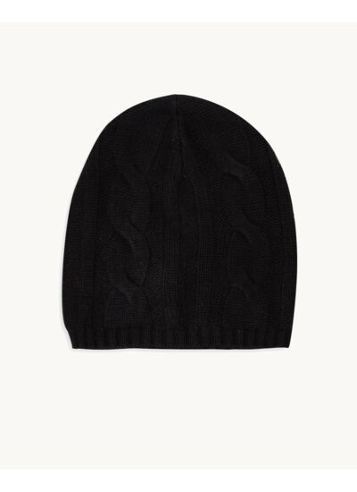 Bonnet LONA Bonnet cachemire uni torsadé