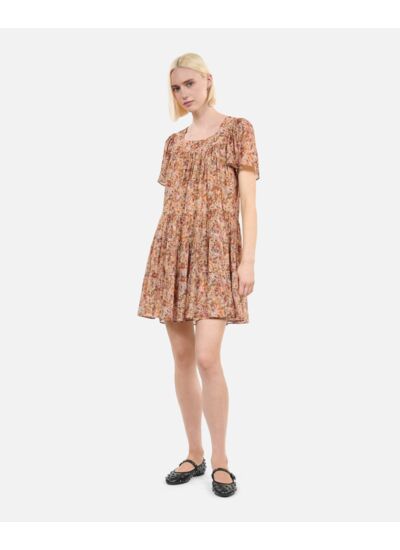 Robe Courte Imprimé Fleuri Femme